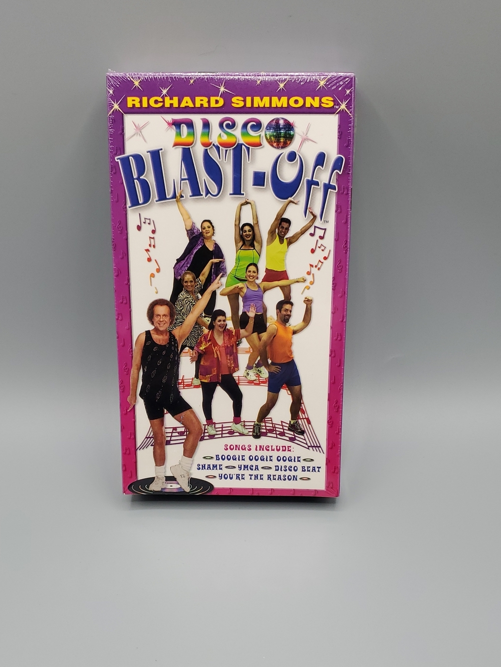 Richard Simmons Disco Blast Off VHS 2001 | YMCA Boogie Aerobics | NWT Sealed